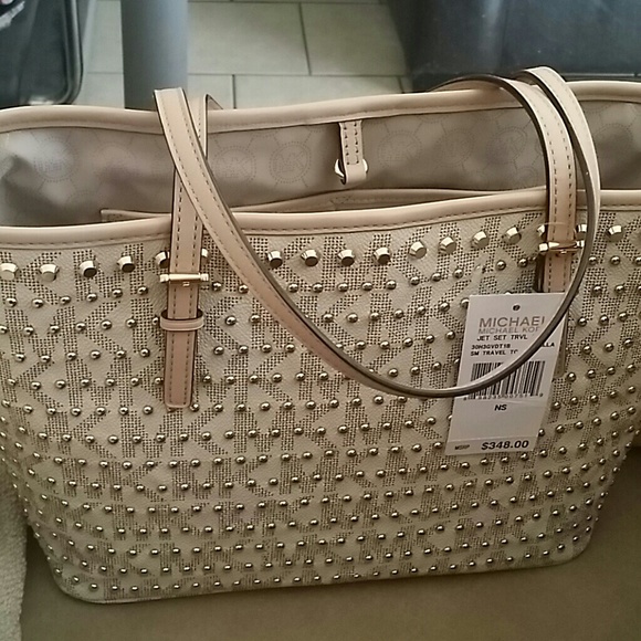 Michael kors vanilla tote