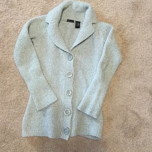 Button up cozy sweater