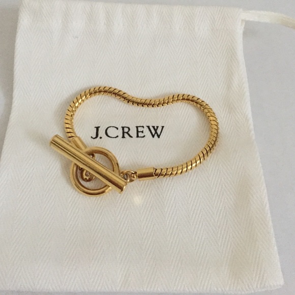 J.Crew toggle gold bracelet