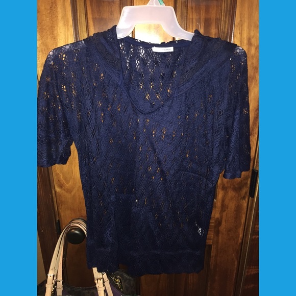 Maurices hooded lace top
