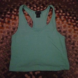 Wet Seal Seafoam Green Crop Top size M