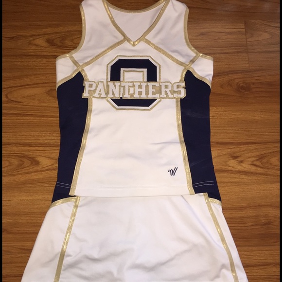 White cheerleading uniform