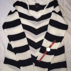 New Directions Chevron Sweater Tunic
