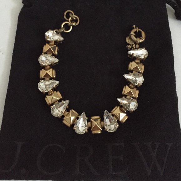 J.Crew Pear Shaped Stone Bracelet