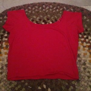 Wet Seal Red Crop Top Size L