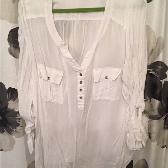 Torrid white blouse