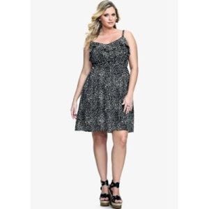 Torrid animal print dress