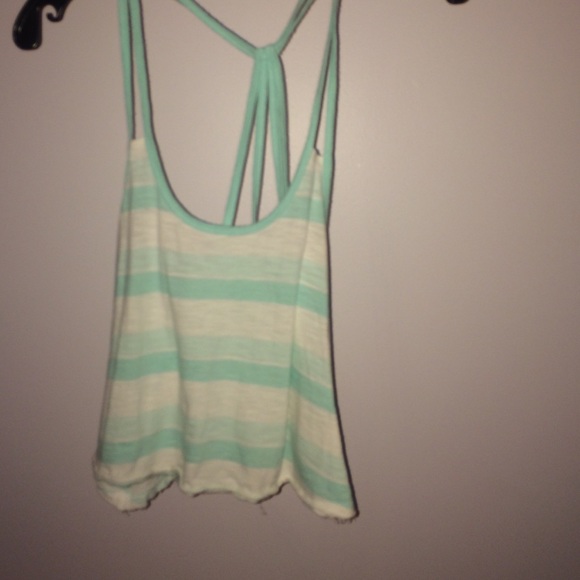 Hollister cropped tank worn once