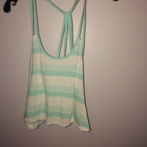Hollister cropped tank worn once