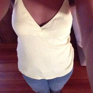 Lime green spaghetti strap shirt