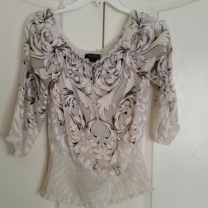 White & Black beautiful top