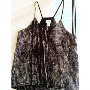 H&M Snakeskin Print Tank