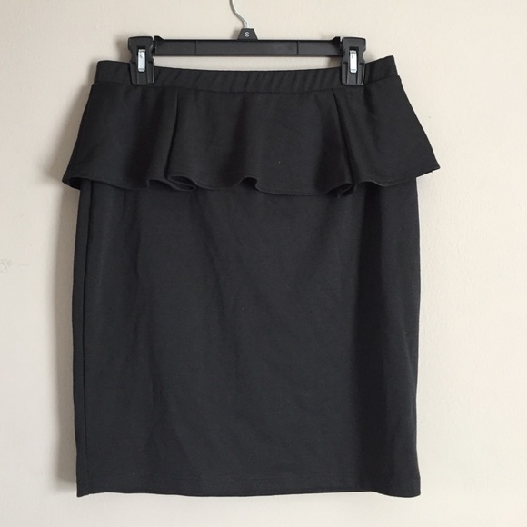 Peplum skirt