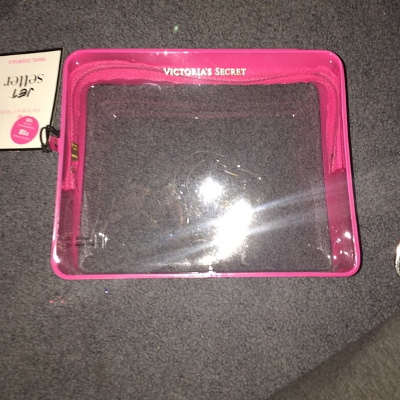 victoria secret clear makeup bag