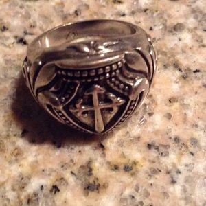 Cross Shield Ring