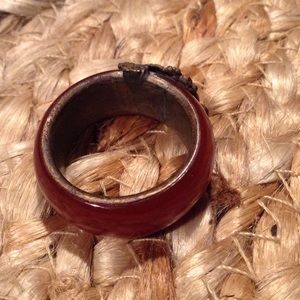 Vintage Blood Stone & Copper Ring