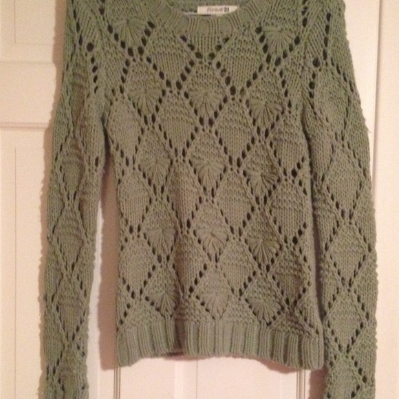 Green Knitted Sweater