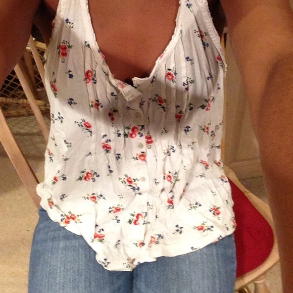 Off white flower shirt