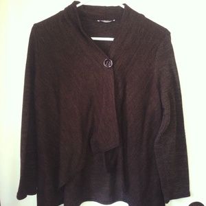 Brown cardigan