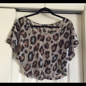 Pretty Leopard Print Top