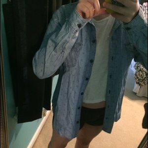 Old navy denim button up