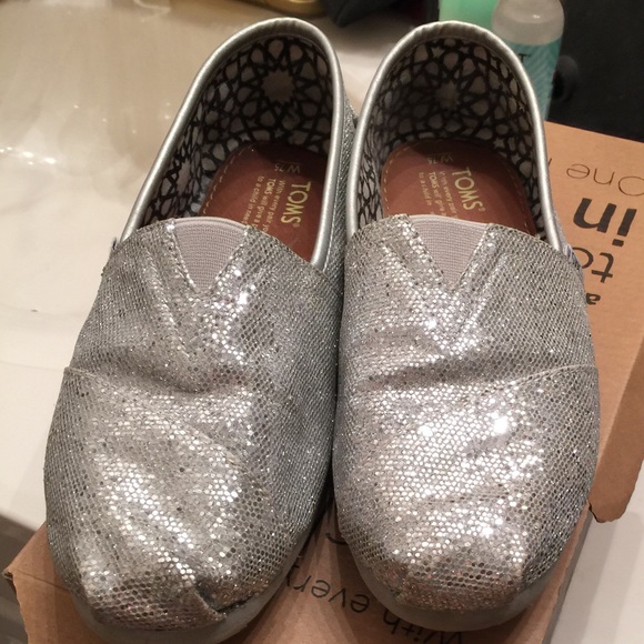 TOMS glitter shoes - Picture 1 of 4