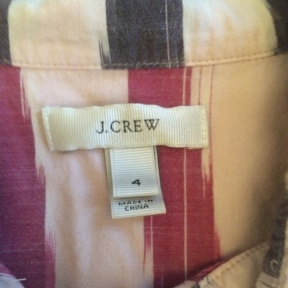 J. Crew Ikat Blouse - Picture 4 of 6