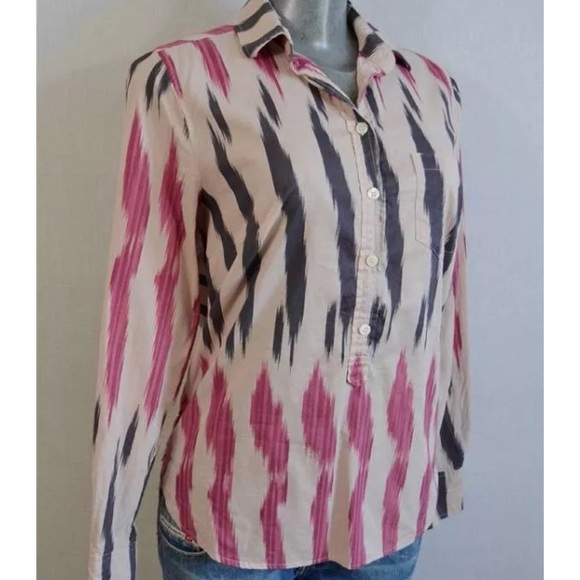 J. Crew Ikat Blouse - Picture 6 of 6