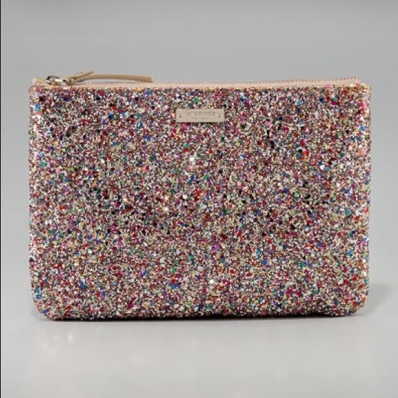 kate spade Handbags - kate spade Glitter Gia Pouch