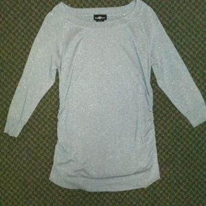 NWOT Gorgeous grey sparkly top