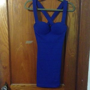 Blue Bodycon Dress