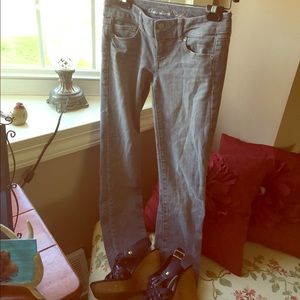 American Eagle Grey Skinny Jeans