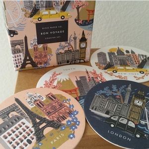 Rifle Paper Co. Cities Coaster Set