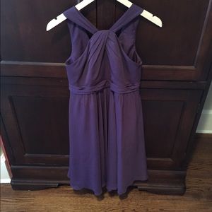 Plum bridesmaid dress