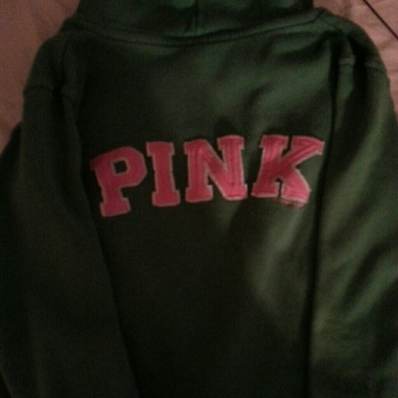 VS Pink Green Sweatshirt - Picture 2 of 2