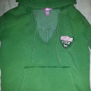 VS Pink Green Sweatshirt