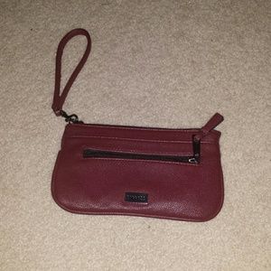 Maroon Express wristlet