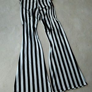 NEVER WORN! Flare leg striped pants