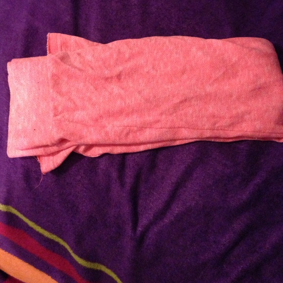 Elastic waist pink sweatpants