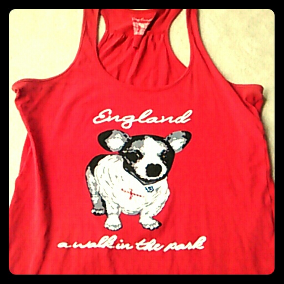 England racerback tank top