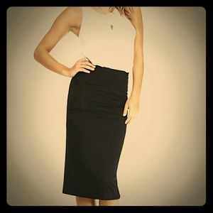 RED Express Midi Knit pencil skirt