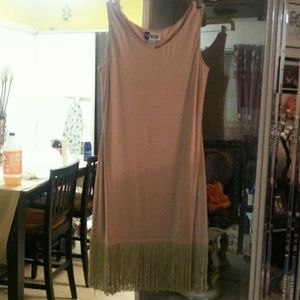 Beautiful fringe bottom dress