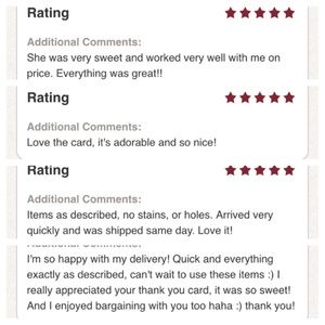 SHOP WITH CONFIDENCE!