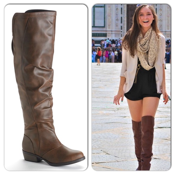 over the knee riding boots