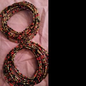 African beaded bracelet