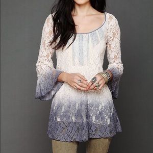 SOLD Free People Moonrise Dip Dye Tunic XS