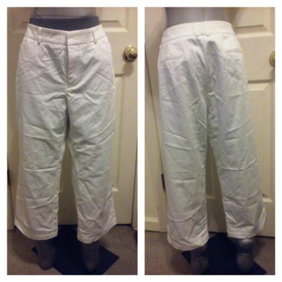 DOCKER WOMEN Pants - WHITE DOCKER CAPRIS