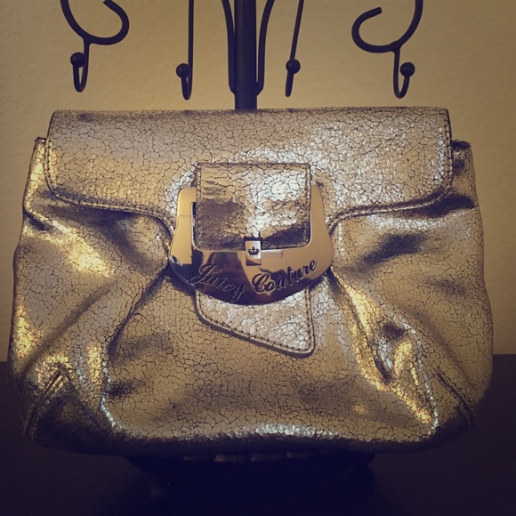 Juicy couture silver clutch