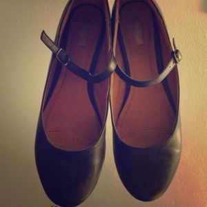 Black Matte Mary Janes