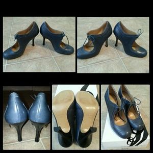Ninewest navy blue pump